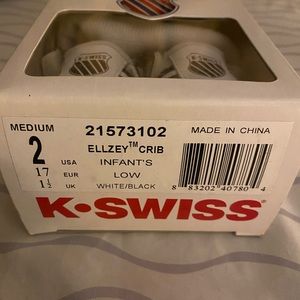 Baby shoes from k Swiss